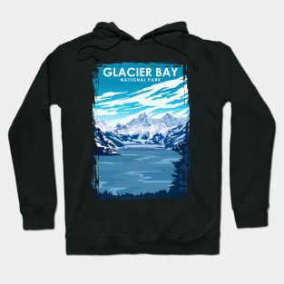 Glacier Bay National Park Travel Poster Hoodie